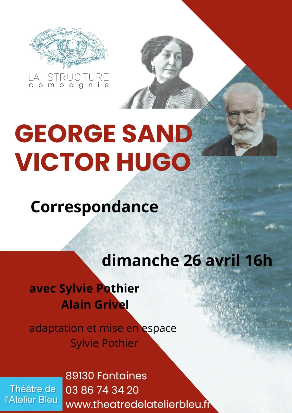 La Structure Compagnie – Fontaines (Théâtre de l'Atelier Bleu) (affiche de l’événement)