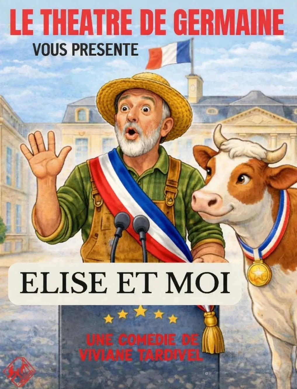 Le théâtre de Germaine présente une pièce en 3 actes de Viviane Tardivel (Elise et moi) – Perrigny (salle polyvalente) (affiche de l’événement)