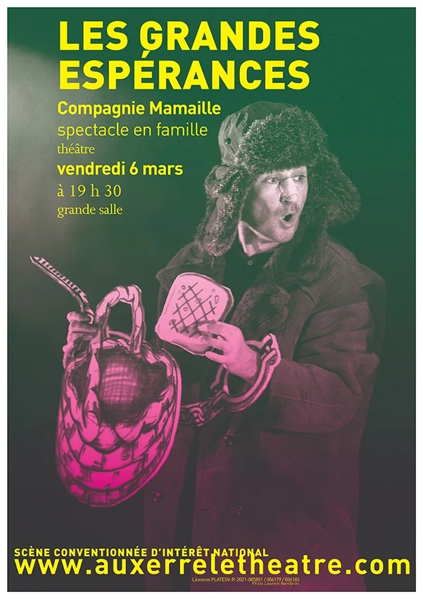 Les Grandes Espérances – Auxerre (Théâtre d'Auxerre) (affiche de l’événement)