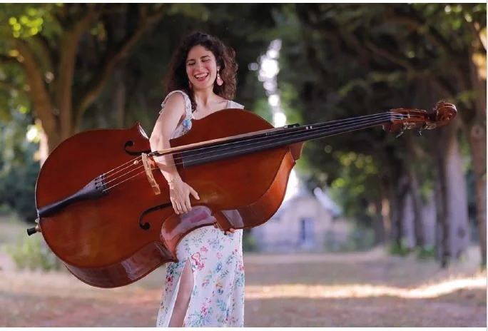 Concert avec Lorraine Campet (contrebasse) et l'ensemble Baroque Camerata (Taïwan) dans le cadre des 35èmes Rencontres Musicales de Noyers – Noyers sur Serein (Eglise) (affiche de l’événement)