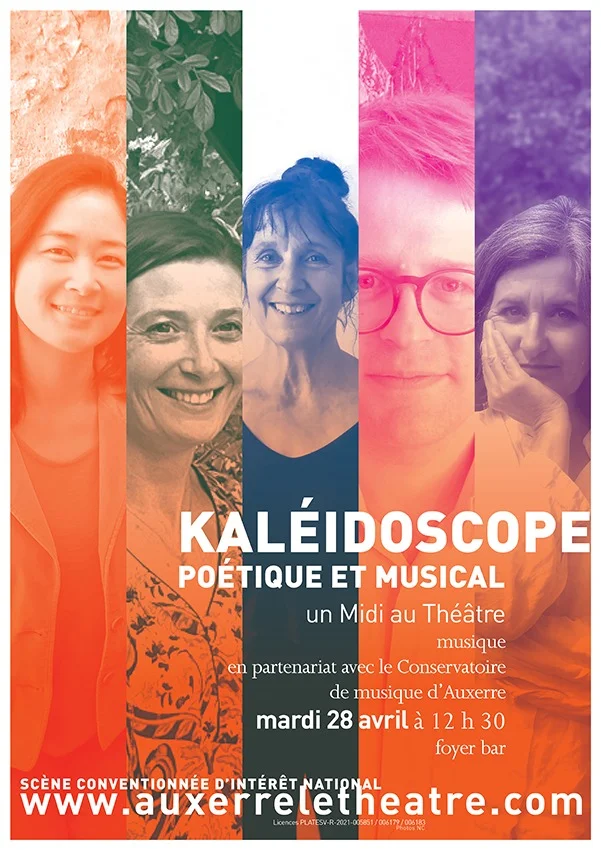 Midi au Théâtre : Kaléidoscope poétique et musical – Auxerre (Théâtre d'Auxerre) (affiche de l’événement)