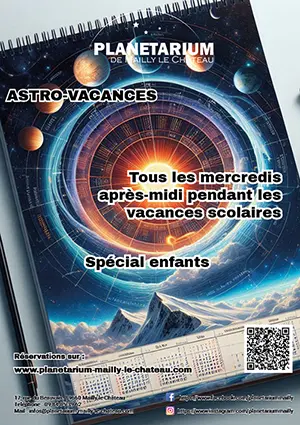 Astro-vacances : Activité en salle + Séance de planétarium