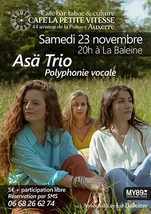 Concert avec Asä Trio (polyphonie vocale)