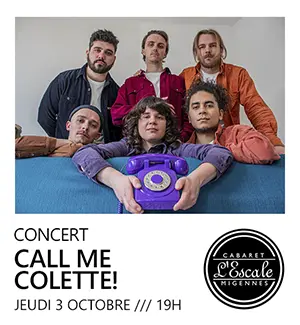 Concert avec Call me Colette
