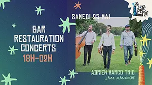 Concert avec Adrien Marco Trio (Jazz manouche)