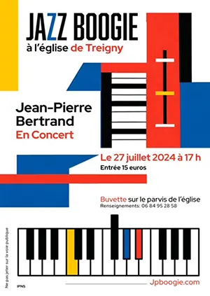 Concert de Jazz boogie woogie avec Jean-Pierre Bertrand