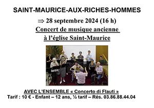 Concert de musique ancienne avec l'Ensemble 