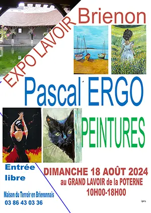 Expo de l'été au lavoir classé de la Poterne : Peintures de Pascal Ergo