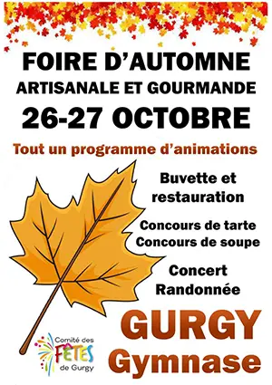 Foire d'Automne à Gurgy : Terroir, Art culinaire et Gastronomie