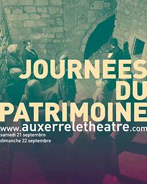 Journes du patrimoine au Thtre d'Auxerre : visites guides du thtre et confrence avec Laurent Poupard (service Inventaire et Patrimoine) et Pierre Kechkguian (directeur du Thtre dAuxerre)