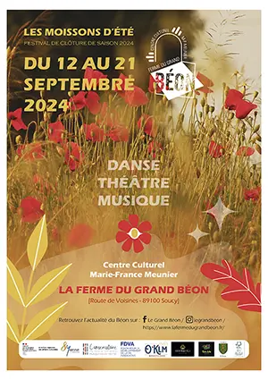 Les Moissons d'été 2024 - Festival de clôture de saison danse / théâtre / musique