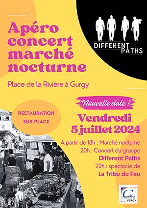 Marché artisanal nocturne, concert et spectacle de feu