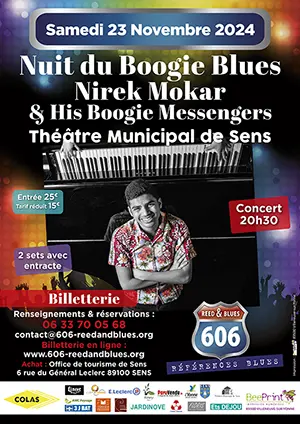 Nuit du Boogie Blues : Concert avec Nirek Mokar & His Boogie Messengers