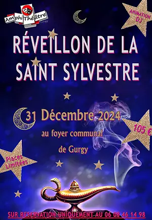 Réveillon de la Saint-Sylvestre : repas dansant avec DJ et cotillons