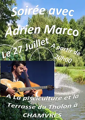 Soirée concert avec Adrien Marco (swing jazz manouche)