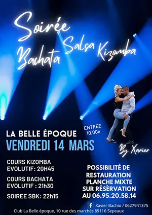 Soirée Salsa Bachata Kizomba by Xavier