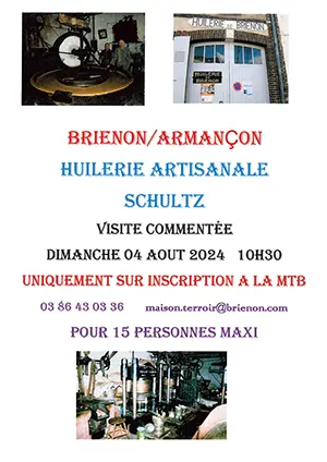 Visite commentée de l'huilerie artisanale Shultz