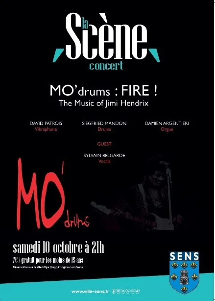 MO’drums : Fire ! – Sens (La Sène) (affiche de l’événement)