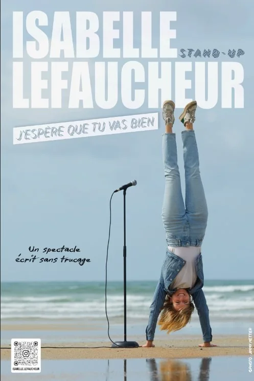 Isabelle Lefaucheur / J'espère que tu vas bien – Auxerre (Péniche théâtre La Scène des Quais) (affiche de l’événement)