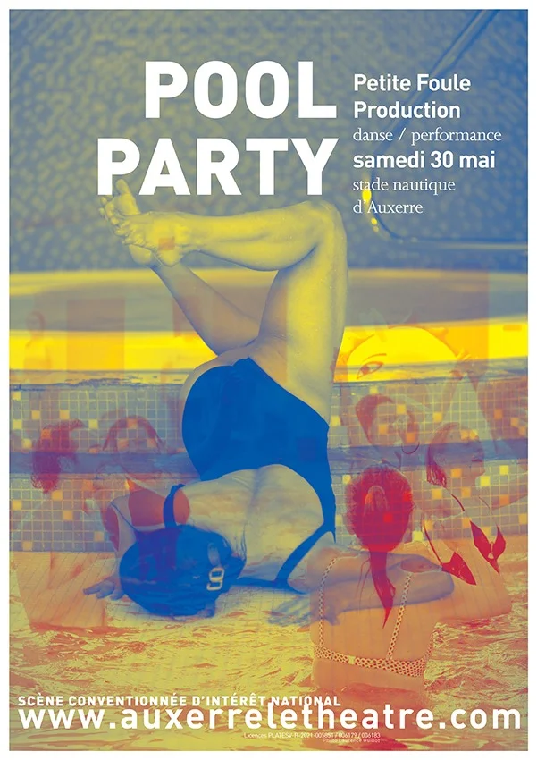 Pool Party – Auxerre (Stade nautique d'Auxerre) (affiche de l’événement)