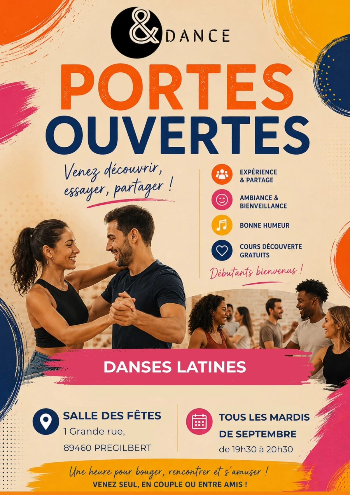 Portes Ouvertes – Prégilbert (Salle des fêtes) (affiche de l’événement)