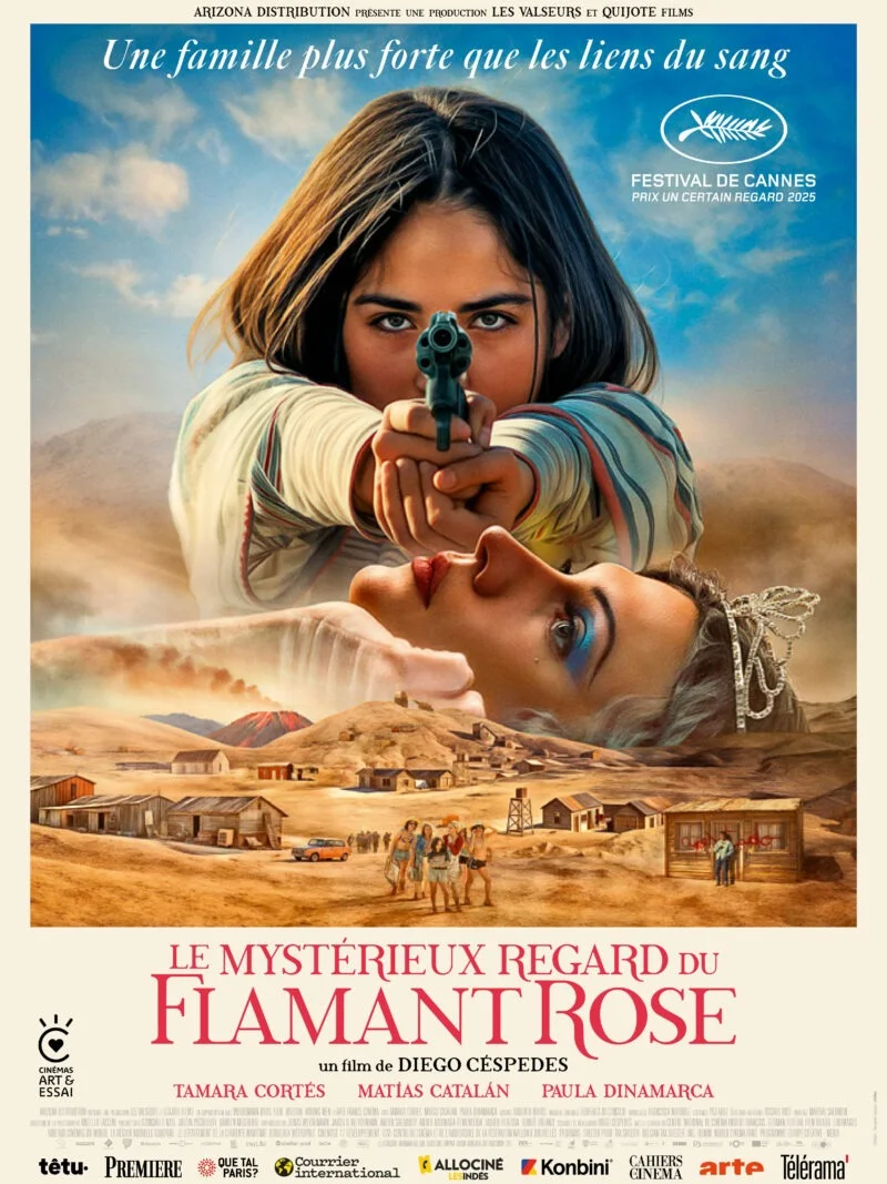 Projection du film "Le Mystérieux regard du flamant rose" de Diego Céspedes (Drame  sortie en 2025 / France / Allemagne / Espagne / Chili / Belgique / VO Espagnol ST FR) – Joigny (Cinéma Agnès Varda / Place Cassini) (affiche de l’événement)