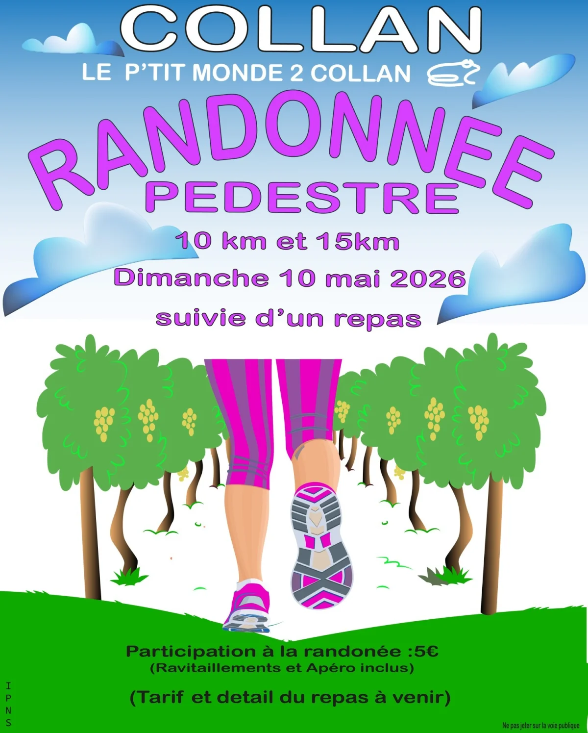Annulé // Randonnée Pédestre dans les vignes du chablisien – Collan (Départ : Salle des fêtes) (affiche de l’événement)