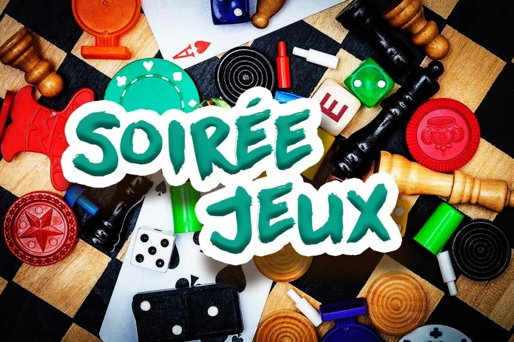 Soirée Jeux de société & bar ouvert – Saint Sauveur en Puisaye (La Poèterie - Village Culturel) (affiche de l’événement)