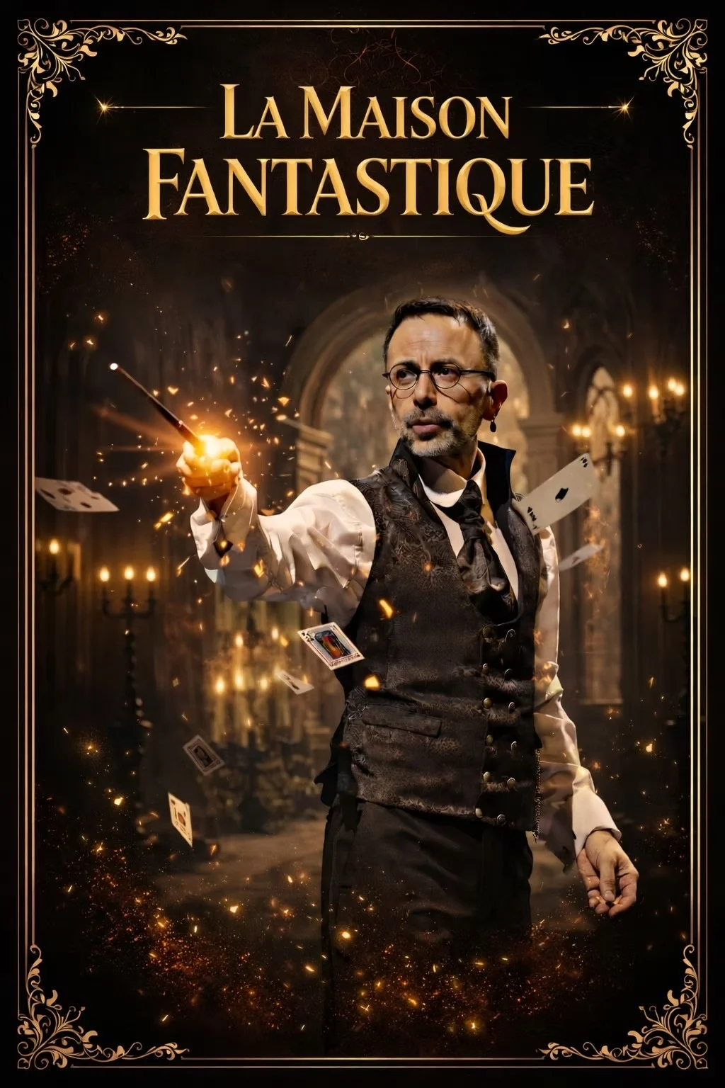 La Maison fantastique / Un One Man Show Magique – Auxerre (Théâtre La Scène des Quais) (affiche de l’événement)