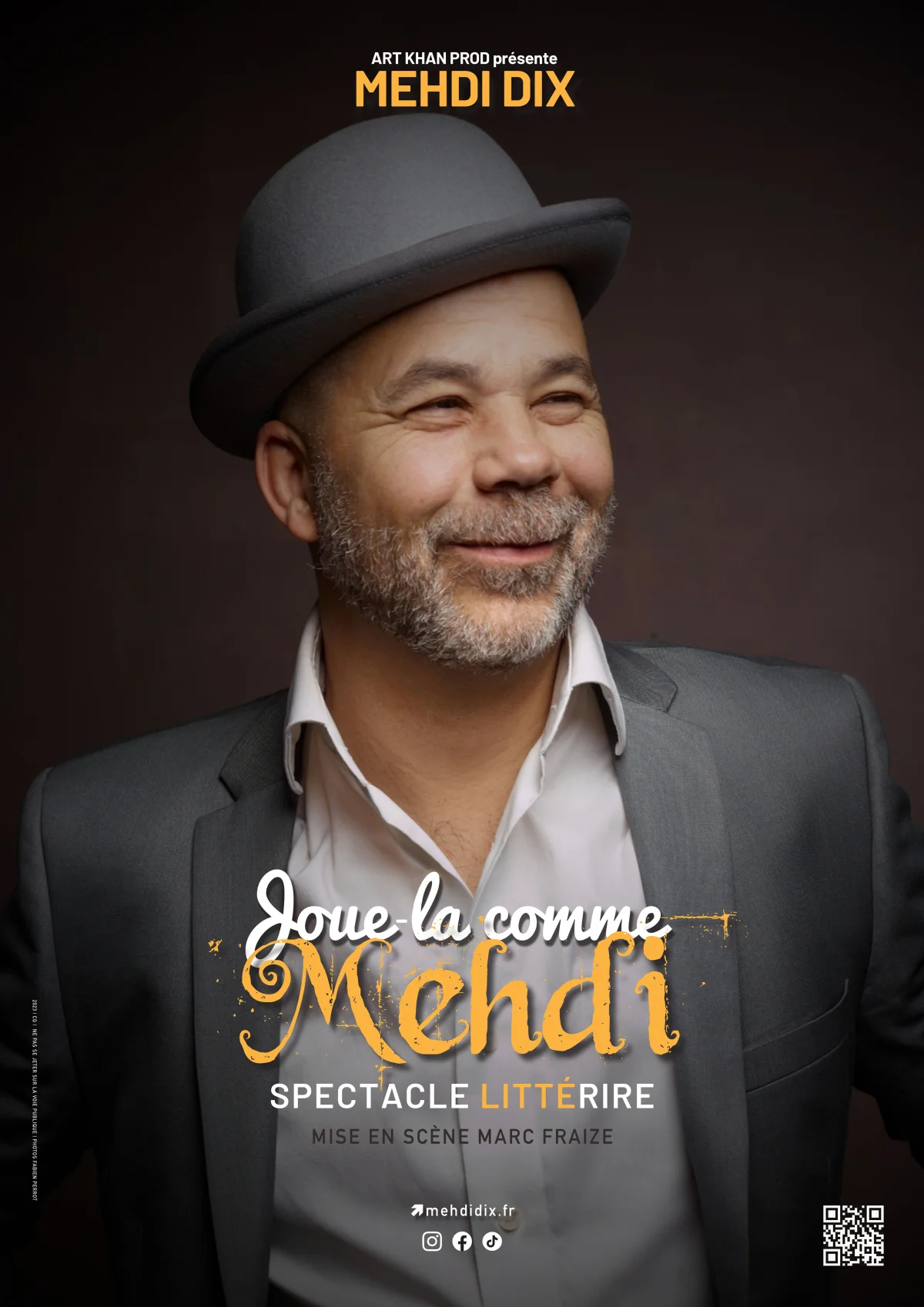 Joue-la comme Mehdi – Auxerre (théâtre La Scène des Quais) (affiche de l’événement)