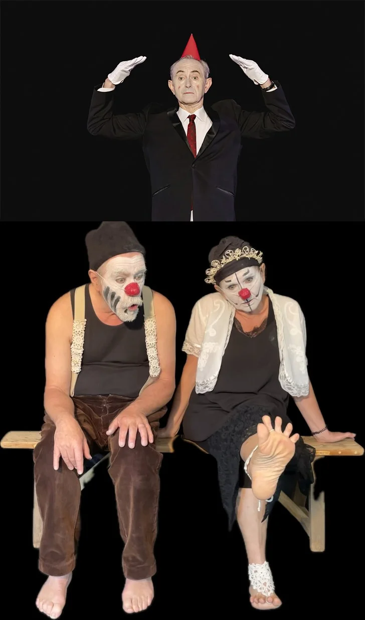 Cabaret Cirque avec 2 spectacles : "Le cabaret d’Harry Stork" (Cabaret insolite et excentrique / Tout public à partir de 6 ans) + "Un air de rien" (Duo de clowns absurde et poétique) dans le cadre du festival "Tous aux Angins !" – Tannerre-en-Puisaye (Lieu-dit Les Angins / sous chapiteau) (affiche de l’événement)