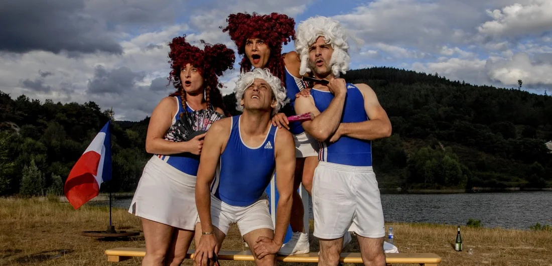 Théâtre : "L'Histoire de France en 1h" (Marathon spectacle millésime 2026 / Tout public) dans le cadre du festival "Tous aux Angins !" – Tannerre-en-Puisaye (Lieu-dit Les Angins / sous chapiteau) (affiche de l’événement)