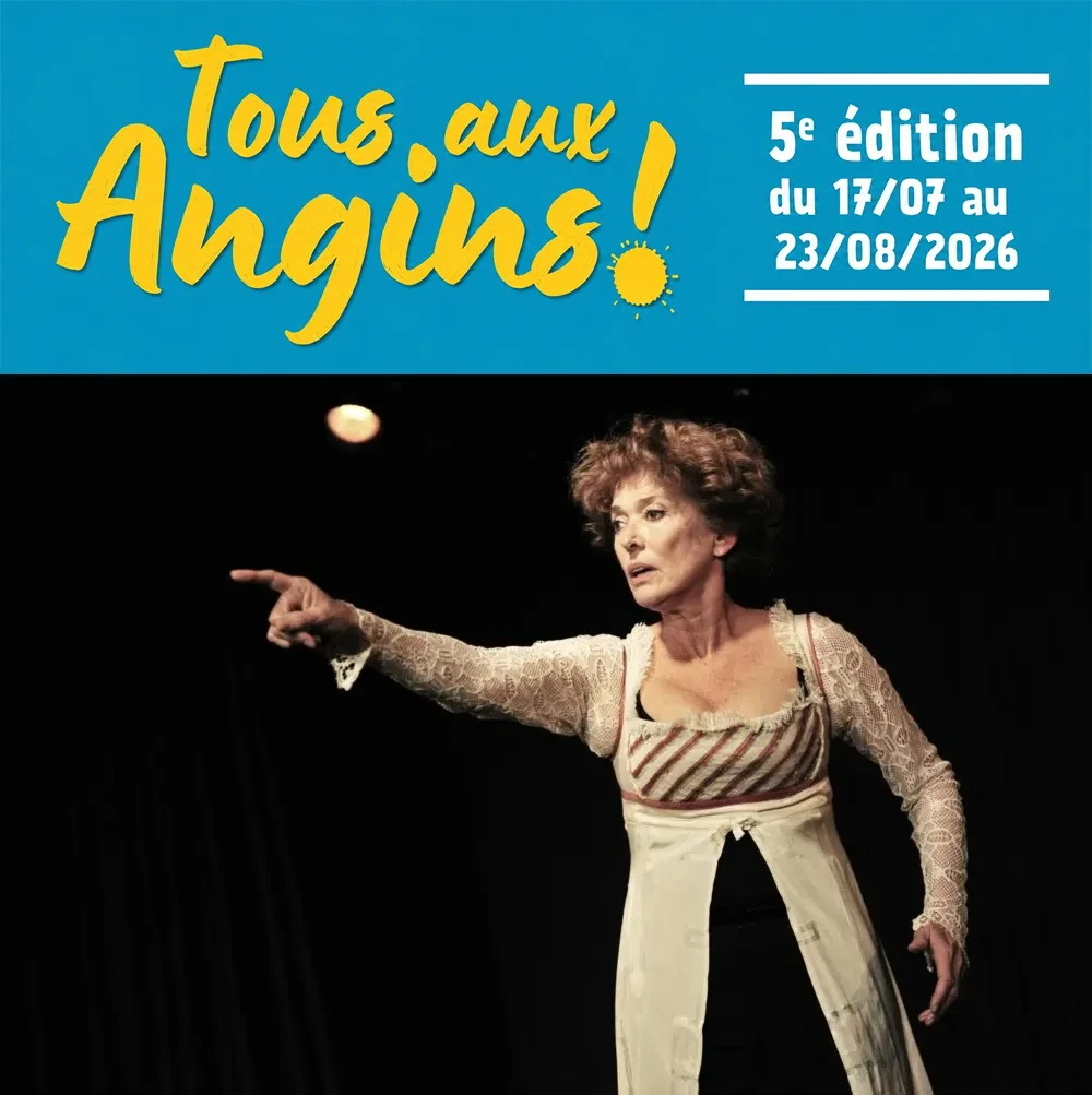 Théâtre : "Olympe(s)" (Spectacle féministe, humaniste et amoureux pour adultes et enfants à partir de 12 ans) dans le cadre du festival "Tous aux Angins !" – Tannerre-en-Puisaye (Lieu-dit Les Angins / sous chapiteau) (affiche de l’événement)