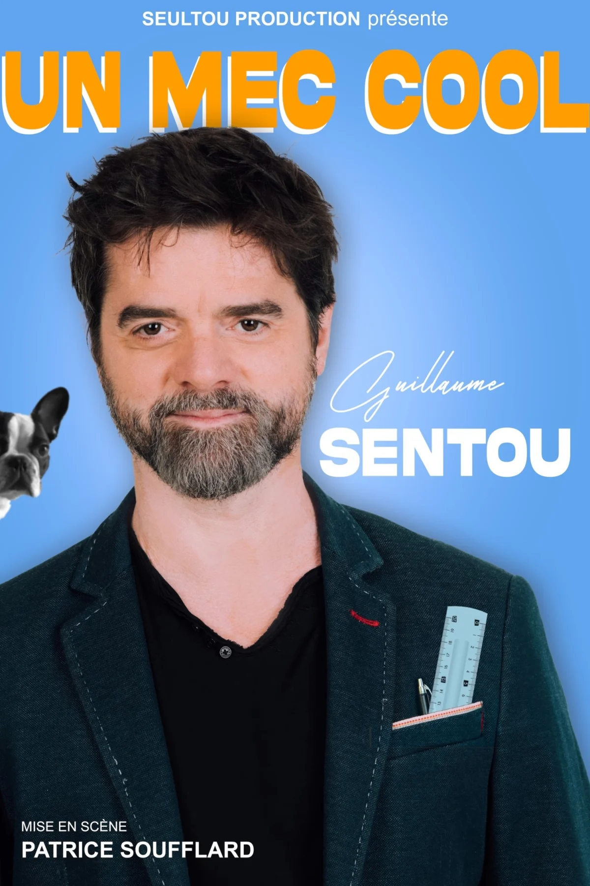 UN MEC COOL / Guillaume SENTOU / HUMOUR – Auxerre (Péniche théâtre La scène des quais) (affiche de l’événement)