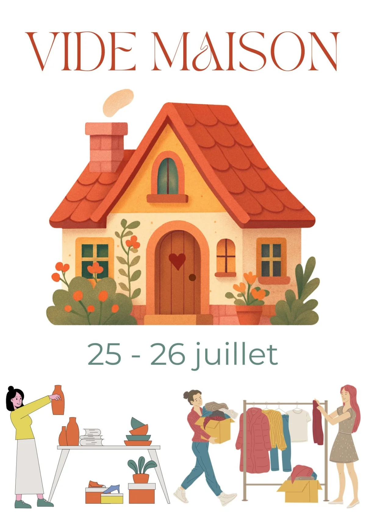 Vide maison – Auxerre (Dans la cour et le garage de notre maison) (affiche de l’événement)